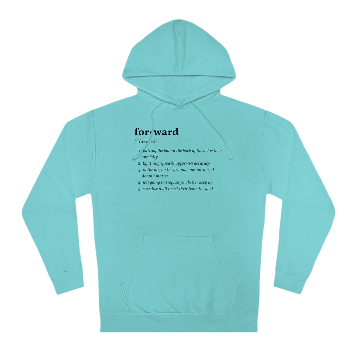 Forward Definition Adult Hooded Sweatshirt