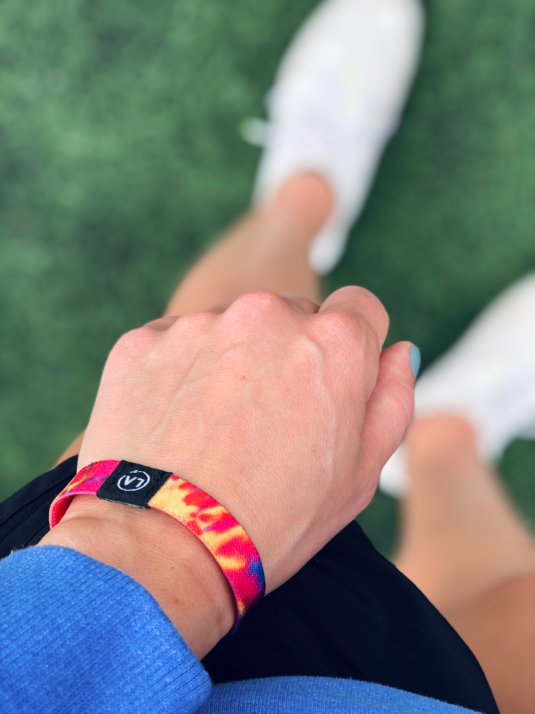 tiedye motivational bracelet
