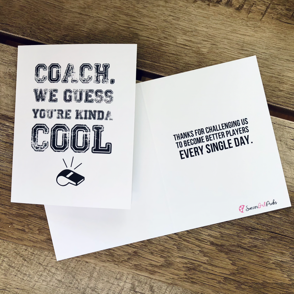 congratulations coach card thank you