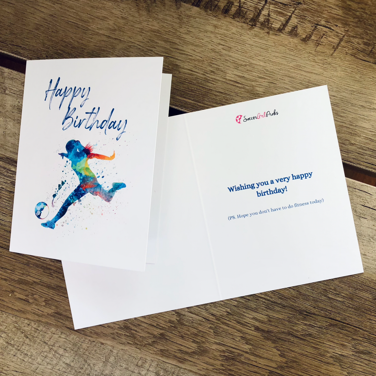 happy birthday soccer athlete card by soccergrlprobs