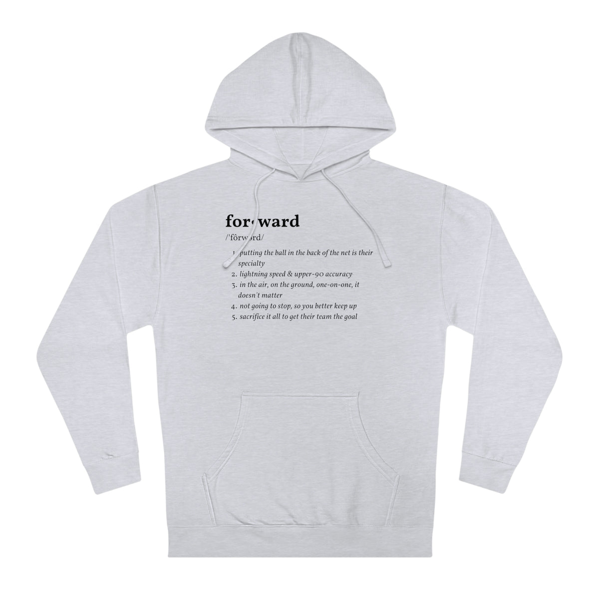 Forward Definition Adult Hooded Sweatshirt